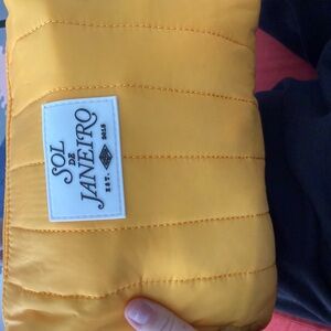 Sol de Janeiro Vibrant Yellow Quilted Bag